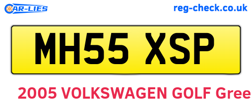 MH55XSP are the vehicle registration plates.