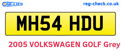 MH54HDU are the vehicle registration plates.