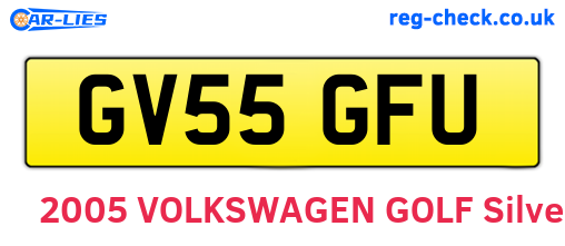 GV55GFU are the vehicle registration plates.