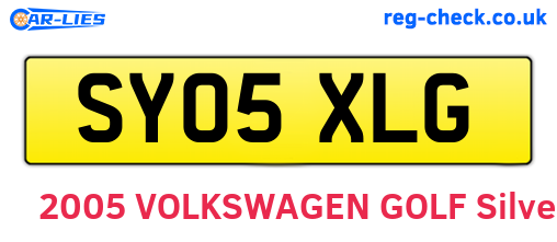 SY05XLG are the vehicle registration plates.