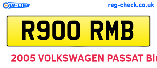 R900RMB are the vehicle registration plates.