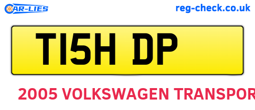T15HDP are the vehicle registration plates.