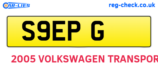 S9EPG are the vehicle registration plates.