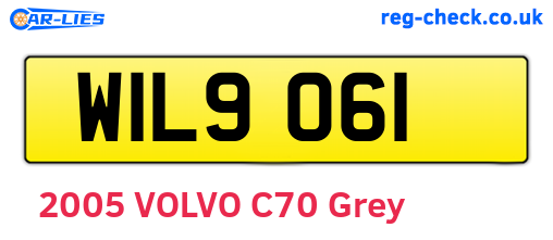 WIL9061 are the vehicle registration plates.