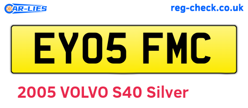 EY05FMC are the vehicle registration plates.