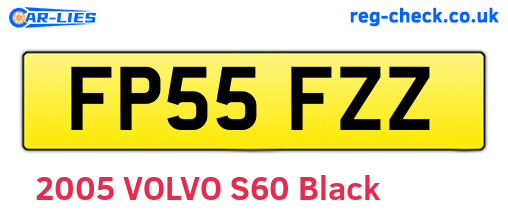 FP55FZZ are the vehicle registration plates.
