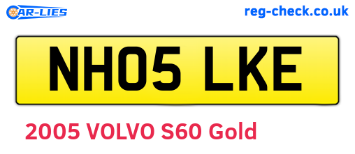 NH05LKE are the vehicle registration plates.