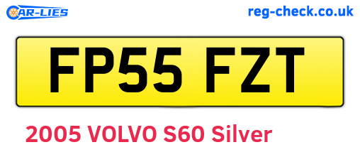 FP55FZT are the vehicle registration plates.