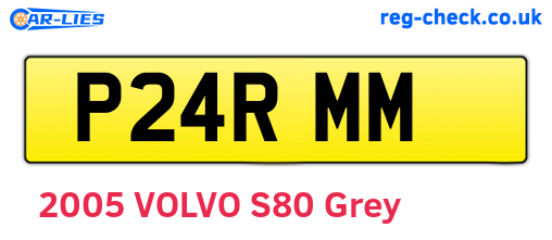 P24RMM are the vehicle registration plates.