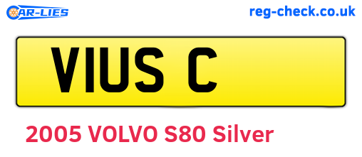 V1USC are the vehicle registration plates.