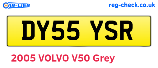 DY55YSR are the vehicle registration plates.