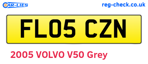 FL05CZN are the vehicle registration plates.