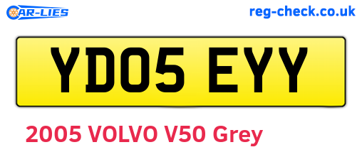YD05EYY are the vehicle registration plates.