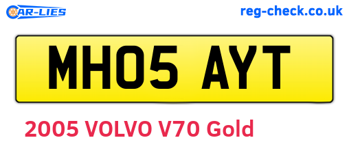 MH05AYT are the vehicle registration plates.
