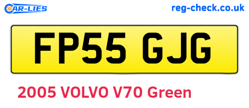 FP55GJG are the vehicle registration plates.