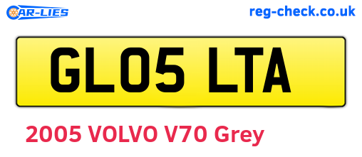 GL05LTA are the vehicle registration plates.