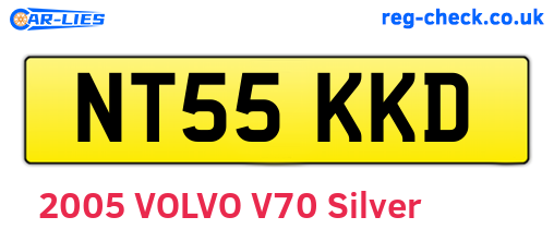 NT55KKD are the vehicle registration plates.