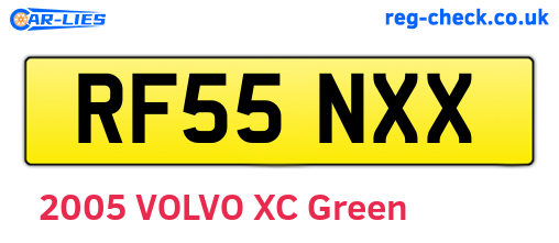 RF55NXX are the vehicle registration plates.