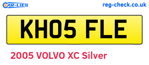 KH05FLE are the vehicle registration plates.