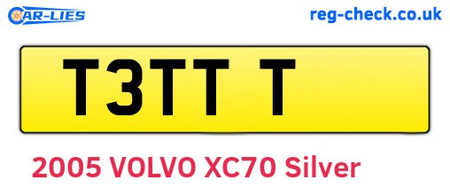 T3TTT are the vehicle registration plates.