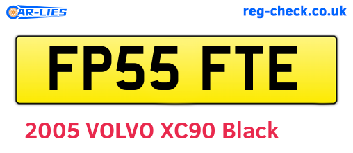 FP55FTE are the vehicle registration plates.