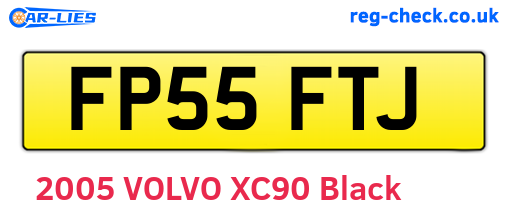 FP55FTJ are the vehicle registration plates.
