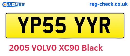 YP55YYR are the vehicle registration plates.