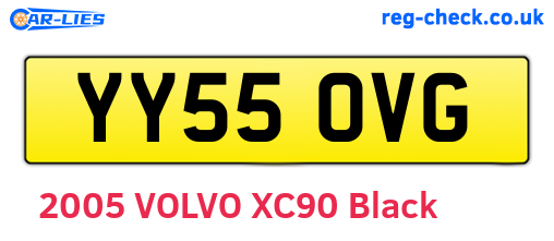 YY55OVG are the vehicle registration plates.