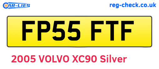 FP55FTF are the vehicle registration plates.