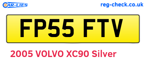 FP55FTV are the vehicle registration plates.
