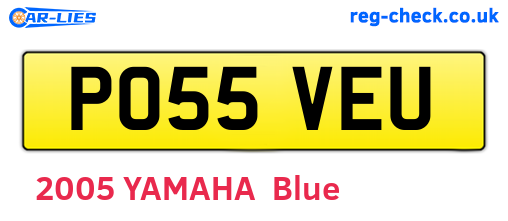 PO55VEU are the vehicle registration plates.