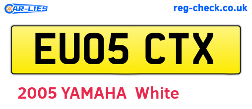 EU05CTX are the vehicle registration plates.