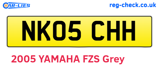 NK05CHH are the vehicle registration plates.
