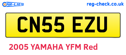 CN55EZU are the vehicle registration plates.
