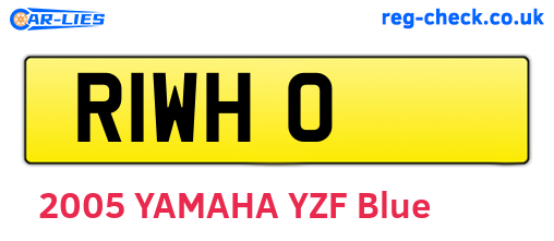 R1WHO are the vehicle registration plates.