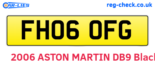 FH06OFG are the vehicle registration plates.
