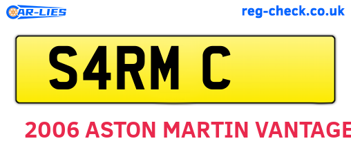 S4RMC are the vehicle registration plates.