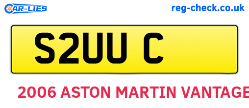 S2UUC are the vehicle registration plates.