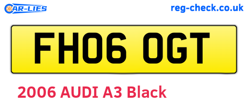 FH06OGT are the vehicle registration plates.