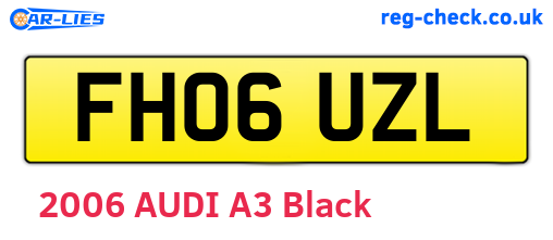 FH06UZL are the vehicle registration plates.