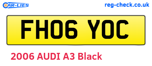 FH06YOC are the vehicle registration plates.