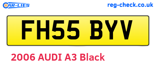 FH55BYV are the vehicle registration plates.