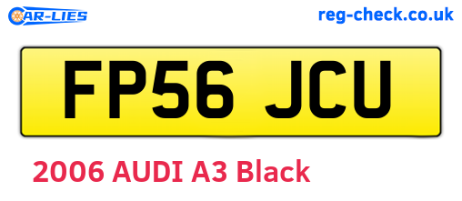 FP56JCU are the vehicle registration plates.