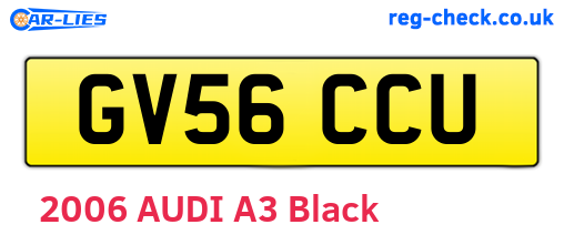 GV56CCU are the vehicle registration plates.