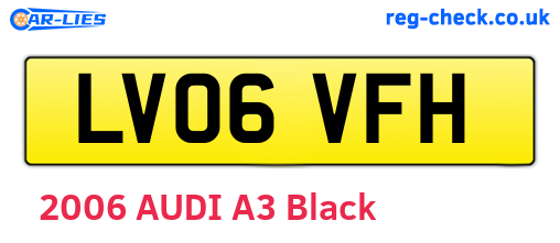 LV06VFH are the vehicle registration plates.