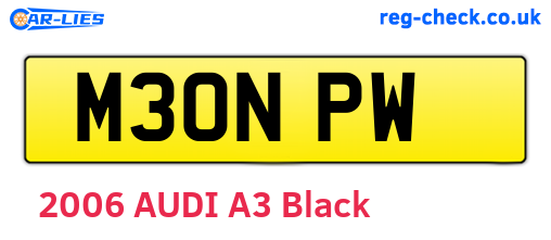 M30NPW are the vehicle registration plates.