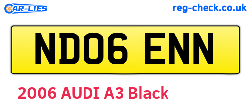 ND06ENN are the vehicle registration plates.