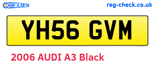 YH56GVM are the vehicle registration plates.
