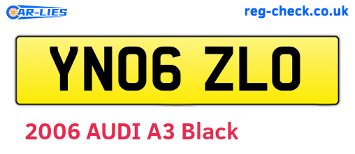 YN06ZLO are the vehicle registration plates.
