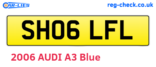 SH06LFL are the vehicle registration plates.